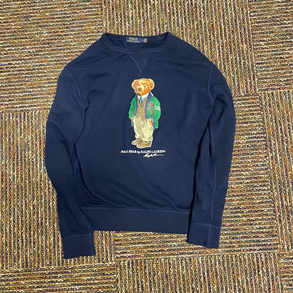 Ralph Lauren Polo Bear Navy Sweatshirt